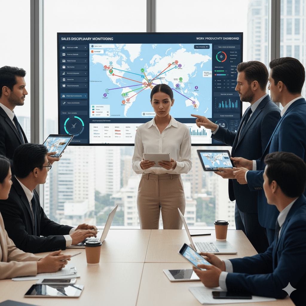 Sales Disciplinary Monitoring and Work Productivity Using GPS Technology